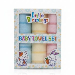 little Star 3 Pcs Face Towel