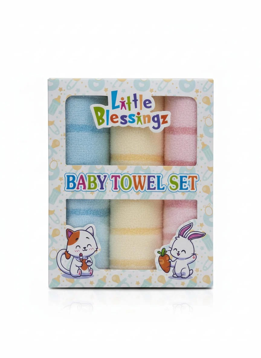 little Star 3 Pcs Face Towel