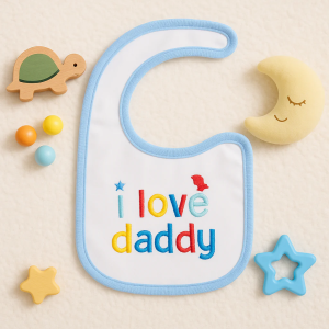 Baby Bibs Daddy Blue