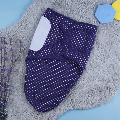 Baby Quilted Swaddle Polka
