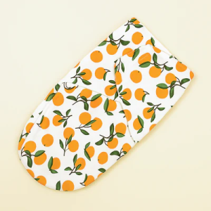 Baby Fleece Swaddle Orange