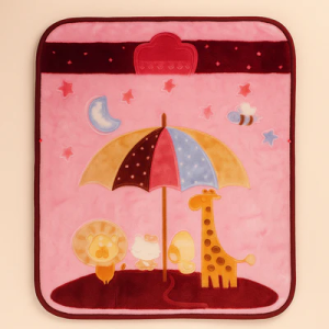 Baby Soft Zipper Blanket Red
